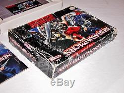 Ninja Warriors Complete in Box Game for Super Nintendo Console SNES System CIB