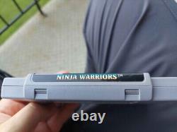 Ninja Warriors Super Nintendo SNES