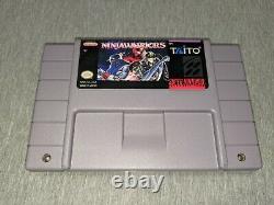 Ninja Warriors Super Nintendo SNES Authentic Authentic and Nr-Mint! RARE