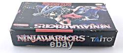 Ninja Warriors Super Nintendo SNES Authentic CIB Rare Read Notes Box Condition