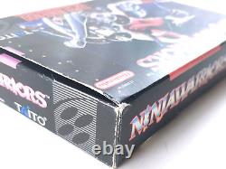 Ninja Warriors Super Nintendo SNES Authentic CIB Rare Read Notes Box Condition