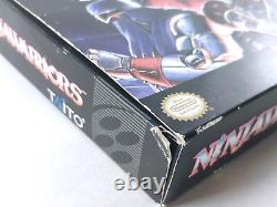 Ninja Warriors Super Nintendo SNES Authentic CIB Rare Read Notes Box Condition