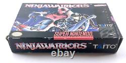 Ninja Warriors Super Nintendo SNES Authentic CIB Rare Read Notes Box Condition