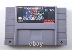 Ninja Warriors Super Nintendo SNES Authentic CIB Rare Read Notes Box Condition