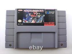 Ninja Warriors Super Nintendo SNES Authentic CIB Rare Read Notes Box Condition