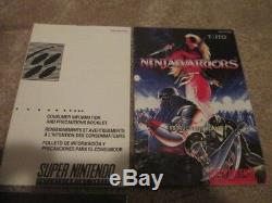 Ninja Warriors (Super Nintendo SNES) Complete CIB RARE