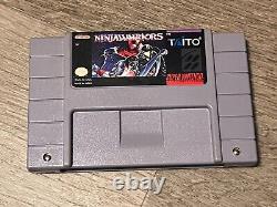 Ninja Warriors Super Nintendo Snes Cleaned & Tested Authentic