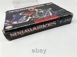 Ninja Warriors Super Nintendo Snes Complete in box CIB RARE GAME