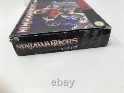 Ninja Warriors Super Nintendo Snes Complete in box CIB RARE GAME