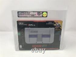 Nintendo 3DS XL Super Nintendo SNES Edition Mario Kart Sealed Graded VGA 85+
