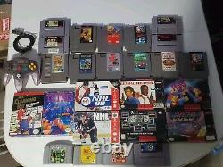 Nintendo Cib 64 Snes Game Lot Untested As Is Wholesale Bulk Lot Free Ship Mario