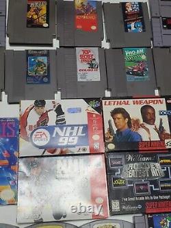 Nintendo Cib 64 Snes Game Lot Untested As Is Wholesale Bulk Lot Free Ship Mario