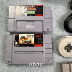 Nintendo Console Super Nintendo SNES System Bundle Games Controller SNS-001