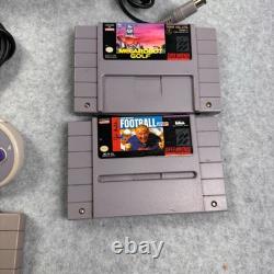 Nintendo Console Super Nintendo SNES System Bundle Games Controller SNS-001