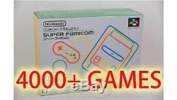 Nintendo Mini Super Famicom Classic Console+4000 SFC GENESIS NES Game (JAP SNES)