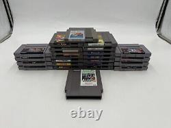 Nintendo NES + SNES Lot of 23 Authentic Cartridge Only Games TMNT Mario LOOK
