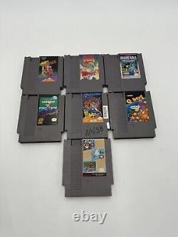 Nintendo NES + SNES Lot of 23 Authentic Cartridge Only Games TMNT Mario LOOK