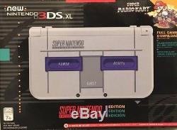 Nintendo New 3DS XL Super NES Edition (Includes Super Mario Kart Game)