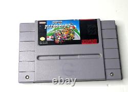 Nintendo SNES Bundle 8 Games + 2 Controllers, Super Mario Kart, Tested Works
