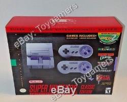 Nintendo SNES Classic Edition Mini Super NES System 270+ Games Listed New
