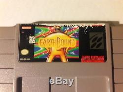 Nintendo SNES, EARTHBOUND with SAVES (100% Authentic) Genuine Super