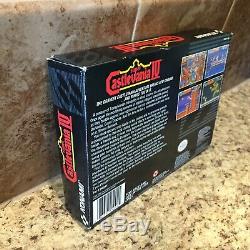 Nintendo SNES Super Castlevania IV 4 Complete With Manual/Inserts Authentic