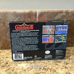 Nintendo SNES Super Castlevania IV 4 Complete With Manual/Inserts Authentic