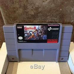 Nintendo SNES Super Castlevania IV 4 Complete With Manual/Inserts Authentic