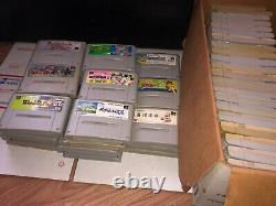 Nintendo SNES Super Famicom Games! Lot of 76 (Japanese Version)