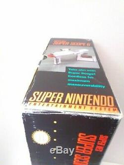 Nintendo SNES Super Scope 6 Complete In Box Scope, Game, Manual, Receiver & Box