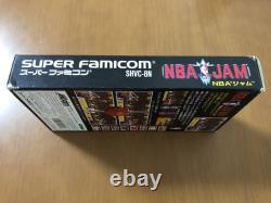 Nintendo Super Famicom SNES NBA JAM Boxed Video Games Excellent from Japan used