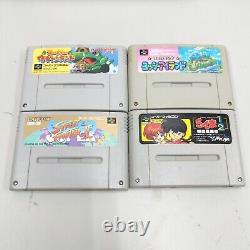 Nintendo Super Famicom Yoshi Island Case bundle console& 16 games Japanese SNES