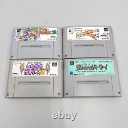Nintendo Super Famicom Yoshi Island Case bundle console& 16 games Japanese SNES
