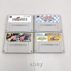 Nintendo Super Famicom Yoshi Island Case bundle console& 16 games Japanese SNES