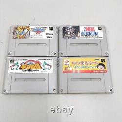 Nintendo Super Famicom Yoshi Island Case bundle console& 16 games Japanese SNES