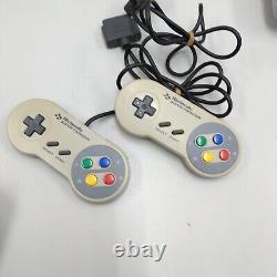 Nintendo Super Famicom Yoshi Island Case bundle console& 16 games Japanese SNES