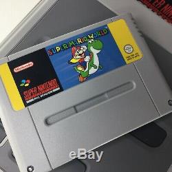 Nintendo Super Nintendo SNES Games Console & Retro Video Games Bundle Carry Case