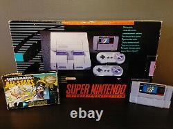 Nintendo Super Nintendo Snes Complete In Original Box + 2 Games