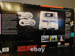 Nintendo Super Nintendo Snes Complete In Original Box + 2 Games