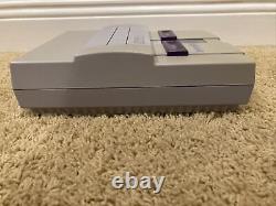 OEM Working Super Nintendo SNES Console Bundle 10 games, 2 Original Controllers