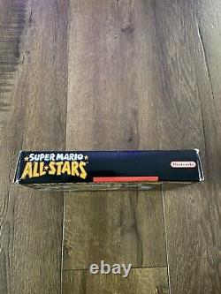 ORIGINAL BOX & INSERTS ONLY- Super Mario All Stars Super Nintendo, SNES