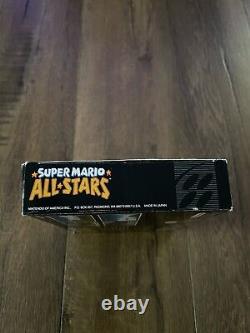 ORIGINAL BOX & INSERTS ONLY- Super Mario All Stars Super Nintendo, SNES