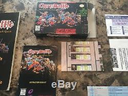 Ogre Battle Complete RARE Game Original Super Nintendo SNES Authentic Complete