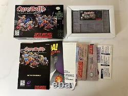 Ogre Battle Super Nintendo SNES CIB Cart Box Manual Inserts Map / Poster Reg