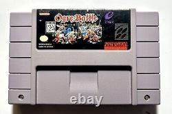 Ogre Battle The March of the Black Queen (SNES Super Nintendo)Works Authentic