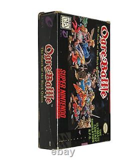 Ogre Battle The March of the Black Queen Super Nintendo, 1993 SNES CIB RARE