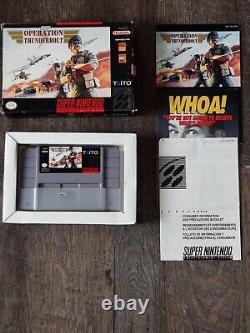 Operation Thunderbolt CIB (Super Nintendo Entertainment System, 1994)