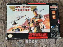 Operation Thunderbolt CIB (Super Nintendo Entertainment System, 1994)