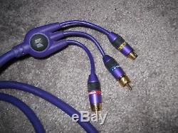 Original Monster Cable N64 Gamecube SNES Super Nintendo A/V RCA S-Video Purple