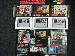 Original SNES Super Nintendo Boxed complete with Mario cart & 12 Boxed Games